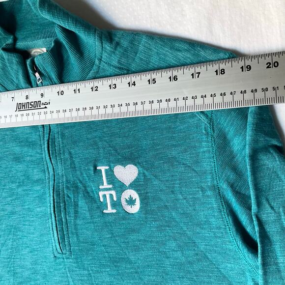 Level Wear Men’s Long Sleeve Half Zip Sweater size M, Solid Blue - Picture 2 of 9